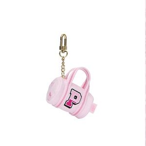 PINK × LoveShackFancy Mini Duffle Keychain Charm